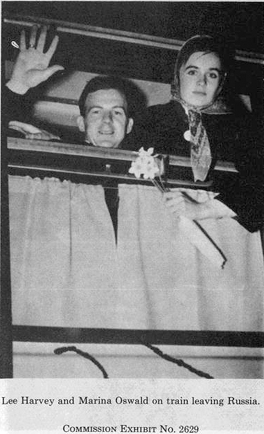 Lee Oswald and his wife Marina
