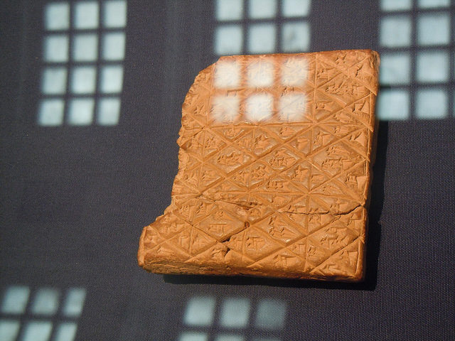 Cuneiform ruleset for the Royal Game of Ur. The oldest known rules for a boardgame (177 BCE). Photo Credit