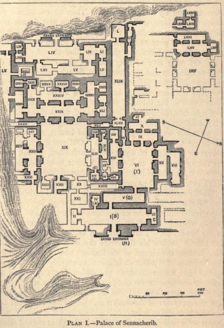 The plan of the library
