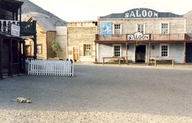 Film set from “The Good, the Bad and the Ugly“. Photo Credit