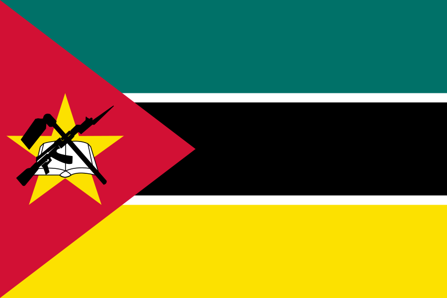Flag of Mozambique. Photo Credit