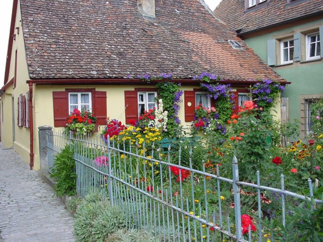 Garden in Rothenburg (2005) Photo Credit