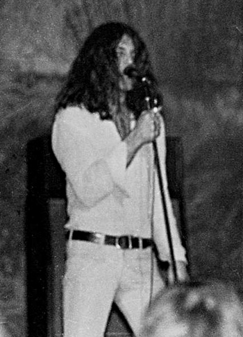 Vocalist Ian Gillan on stage in Clemson, South Carolina, US, 1972. Photo Credit