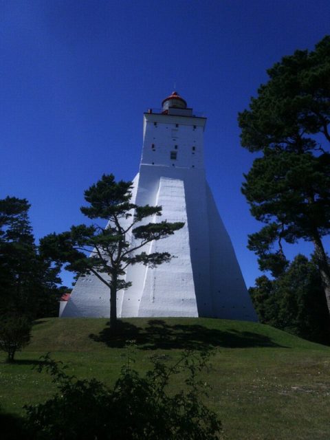 The lighthouse is built at the top of the highest hillock of Hiiumaa island. Photo Credit