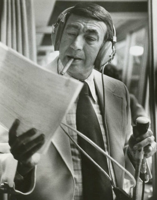 Howard Cosell broke the news of Lennon's death on ABC's Monday Night Football Photo Credit