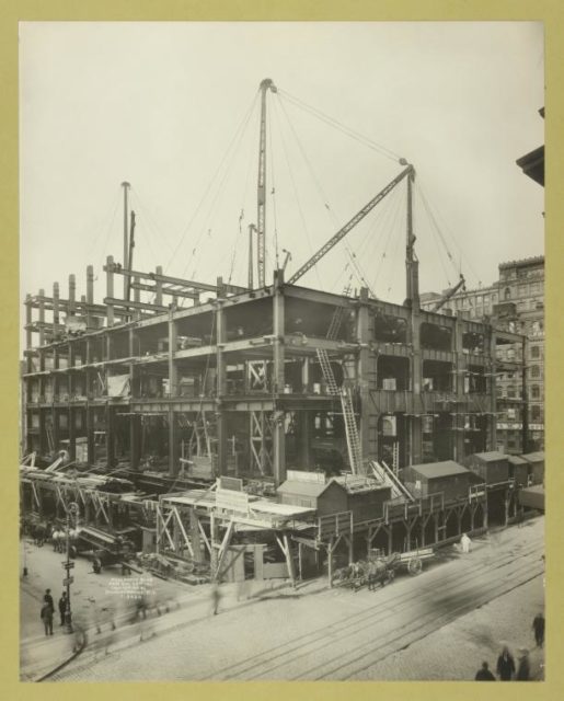 Construction of the Woolworth Building Photo Credit