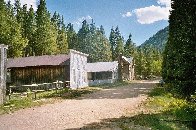 A scene in the ghost town of St. Elmo in Chaffee County, Colorado, United States Photo Credit