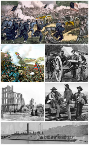 A collection of American Civil War Photo Credit