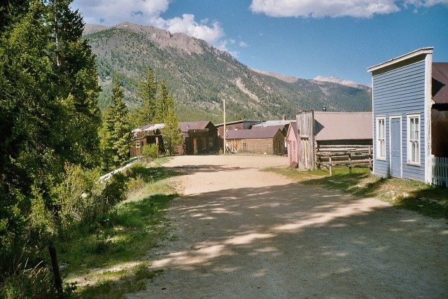  Scene in the ghost town of St. Elmo in Chaffee County, Colorado, United States Photo Credit