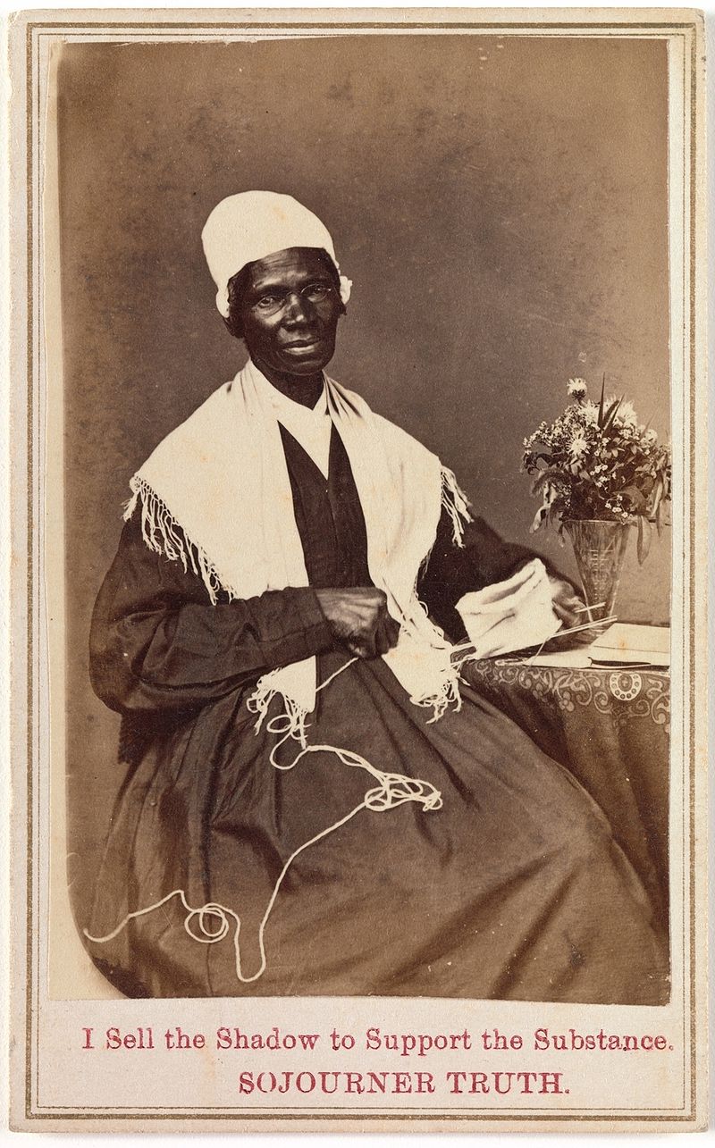 Truth's carte de visite, which she sold to raise money