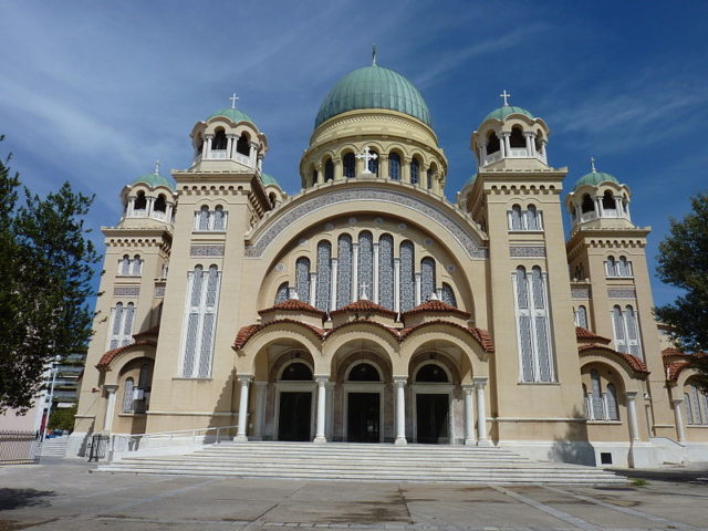 Saint Andrew of Patras cathedral, where St. Andrew's relics are kept