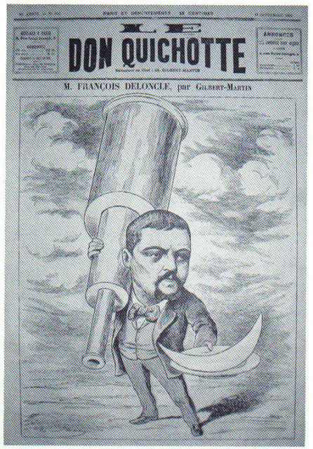 An 1892 cartoon ridiculing François Deloncle who proposed the project. Photo Credit 