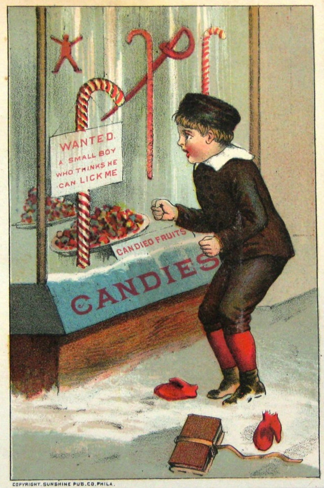 An early image of candy canes