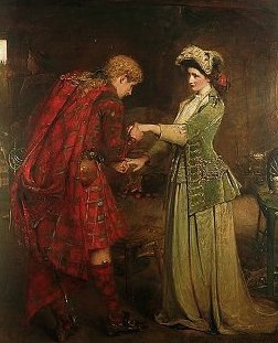 The farewell of Flora MacDonald and Bonnie Prince Charlie