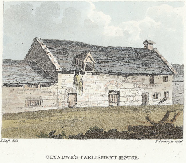 Glyndwr's Parliament House, Machynlleth. 1814