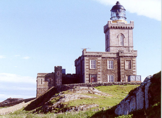 Robert Stevenson's lighthouse on the Isle of May. Photo credit