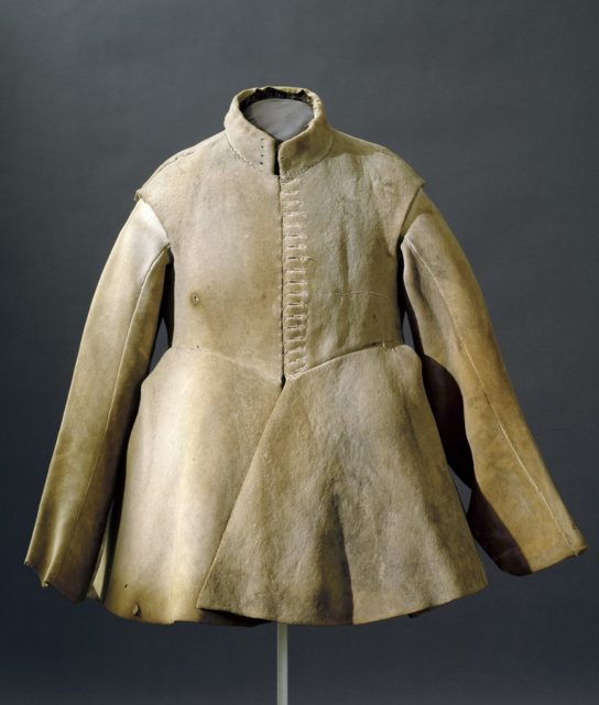 Sleeved buff coat once belonging to King Gustavus Adolphus of Sweden. Photo Credit