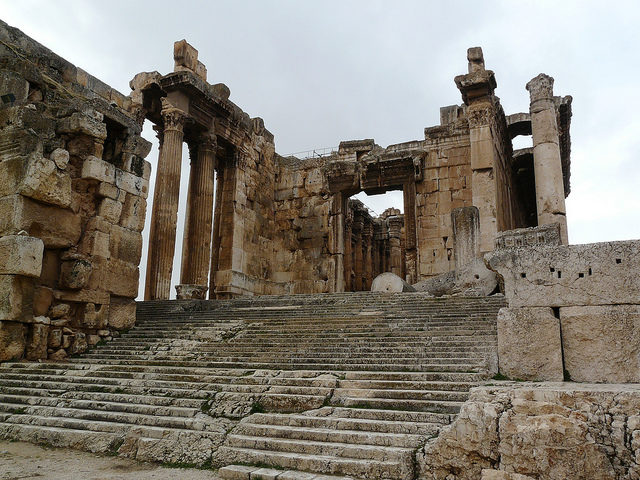 Temple of Bacchus entrance. Photo Credit