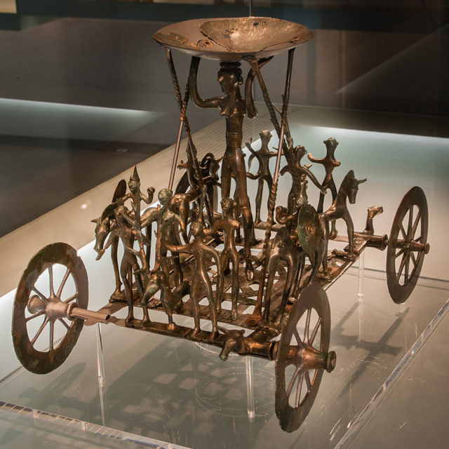 The Cult Wagon. Associated with the Hallstatt culture, an early Celtic peoples. Photo Credit