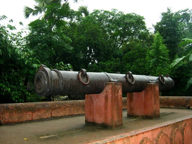 The cannon is maintained by the Archaeological Survey of India. Photo Credit