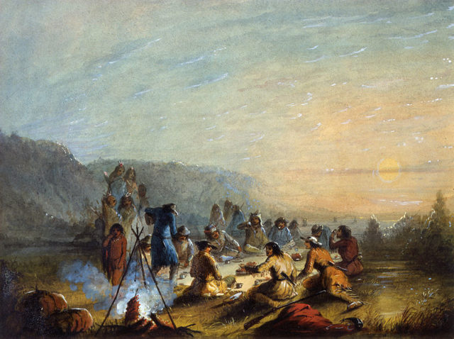 Some mountain men maintained a close relationship with the Native American tribes