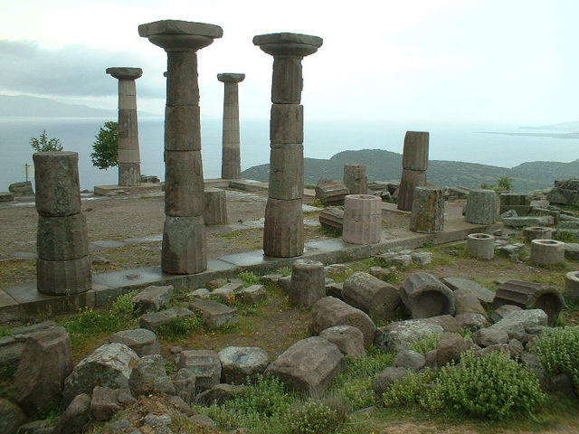 Ruins of the Temple of Athena Photo Credit