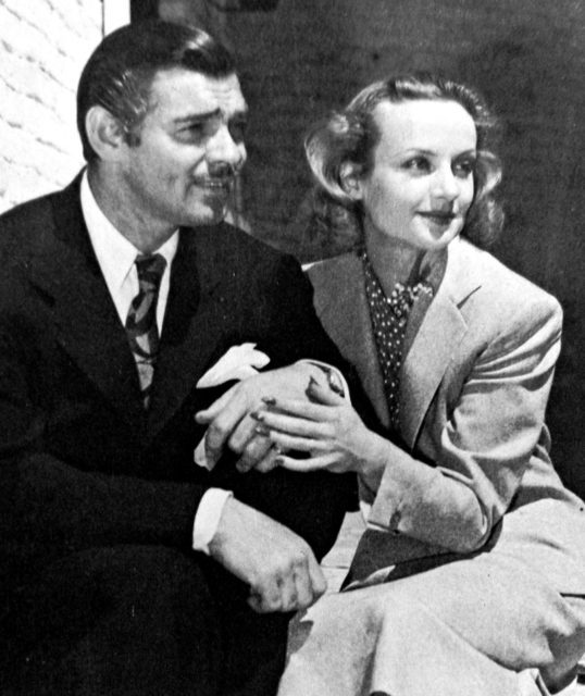 Gable and Carole Lombard after their honeymoon, 1939