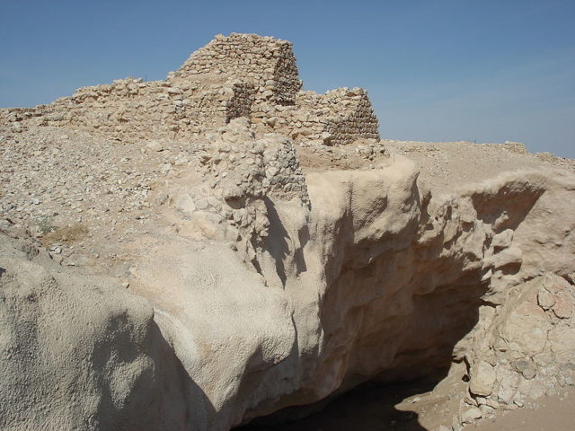 The ruins of the Ubarite oasis Photo Credit 
