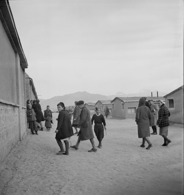 Polish-children-play-among-the-dormitories-of-a-Red-Cross-camp-on-the-outskirts-of-Tehran.. Photo Credit