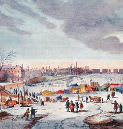 Thames Frost Fair, 1683–84, by Thomas Wyke