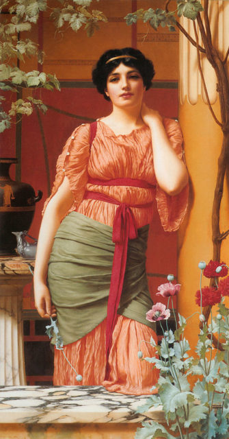 Nerissa (1906) by John William Godward
