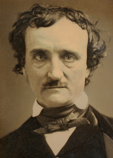 Daguerreotype of E. A. Poe from 1849.