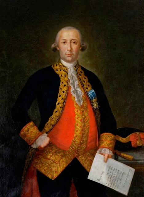 The Spanish General Bernardo de Gálvez (July 23, 1746 – November 30, 1786), hero of Pensacola’s Battle.