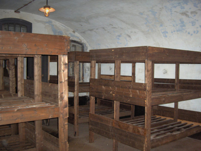 Bunk beds for 48 prisoners. Photo Credit