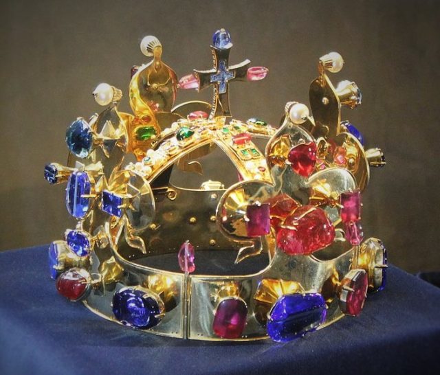 Copy of the Crown of St. Wenceslas in the Prague Castle. Photo Credit