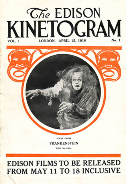 Poster for Frankenstein.