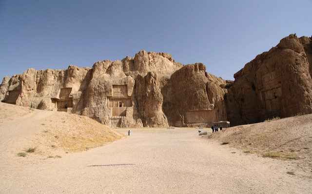 The tombs are burial chambers carved into the side of the hill rock. Photo Credit