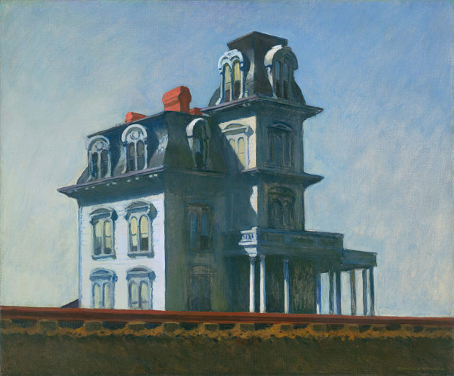Edward Hopper’s The House by the Railroad used as inspiration for the look of the Bates house.