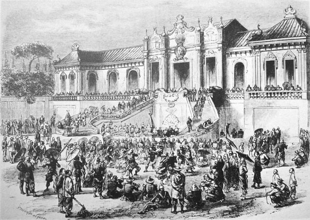 Looting of the Old Summer Palace by Anglo-French forces in 1860.