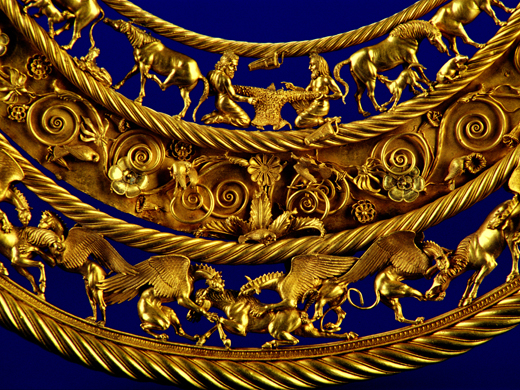 Gold Scythian pectoral