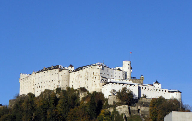 Hohensalzburg Castle in Salzburg, Austria Photo Credit