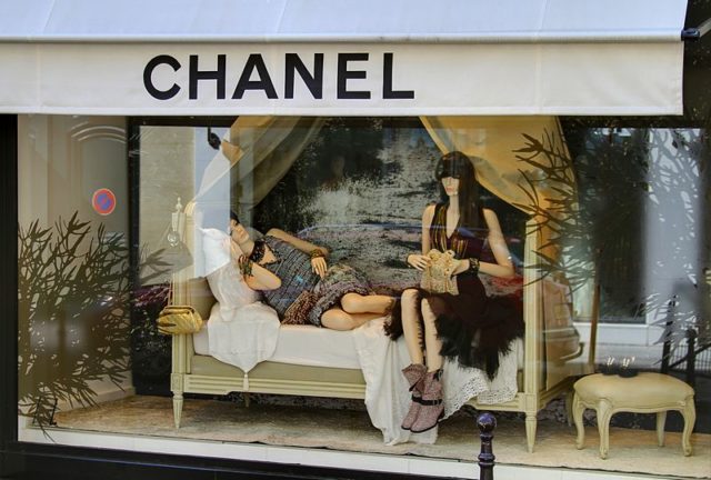 Mannequins in Chanel store, 31 Rue Cambon, Paris Photo Credit