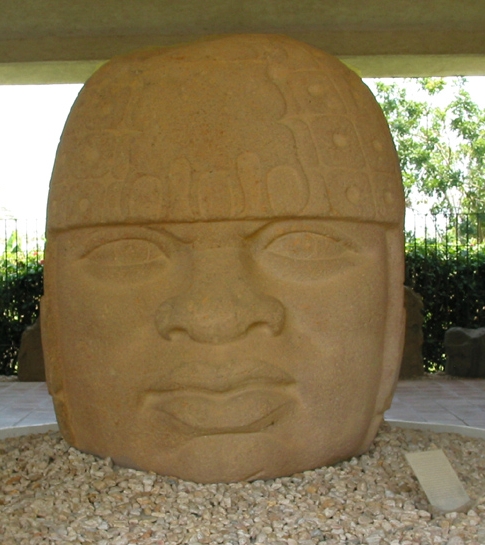 San Lorenzo Colossal Head 10 in the Museo Comunitario de San Lorenzo Tenochtitlán    Photo Credit