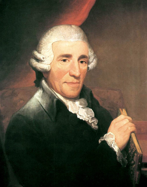 Portrait of the great composer, Joseph Haydn (1732 – 1809) by Thomas Hardy. Teacher of both Mozart and Beethoven (1791).