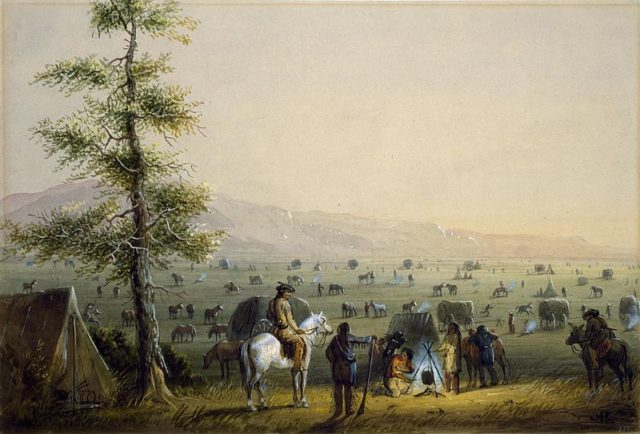 Our Camp, by Alfred Jacob Miller