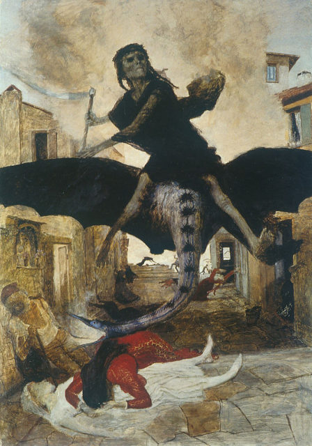 A painting from 1898 called The Plague.