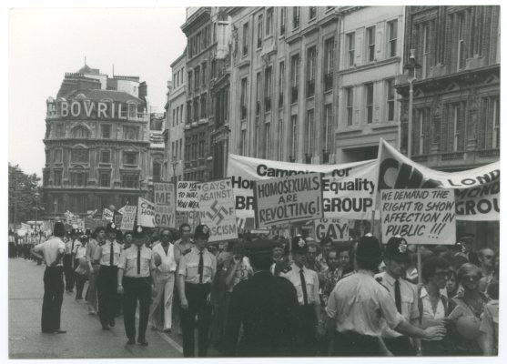 First gay pride march, 1972