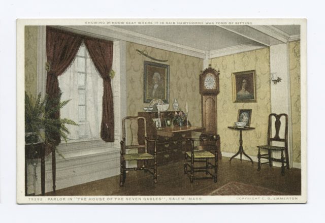 Parlor in the House of the Seven Gables.