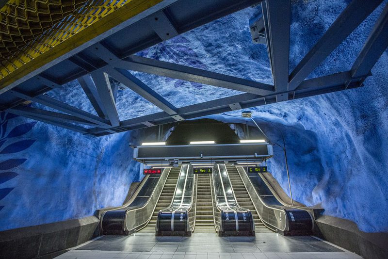 Stockholm, Sweden metro station. Photo Credit