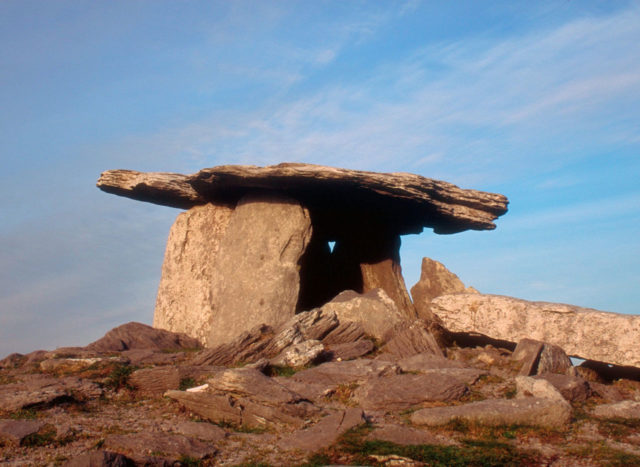 The tomb is an iconic archaeological monument in Ireland. Photo Credit